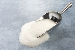 Refined Sugar in a Scoop